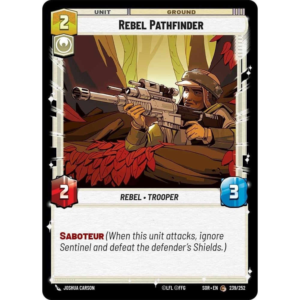 Rebel Pathfinder, 239, C, Star Wars Unlimited, Sparks Of Rebellion