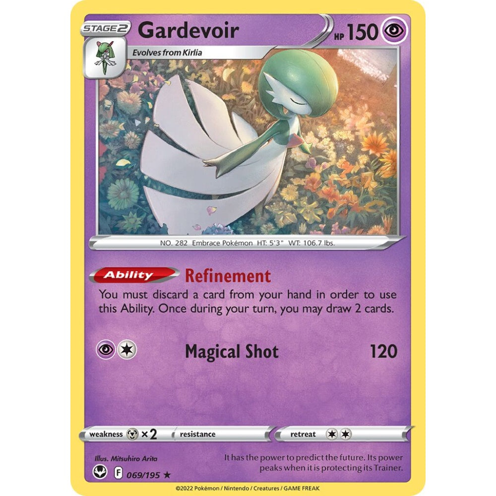 Gardevoir Rare 069/195 Pokemon Card Game Silver Tempest