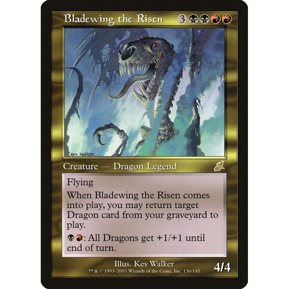 Bladewing the Risen rare 136 Magic the Gathering Scourge