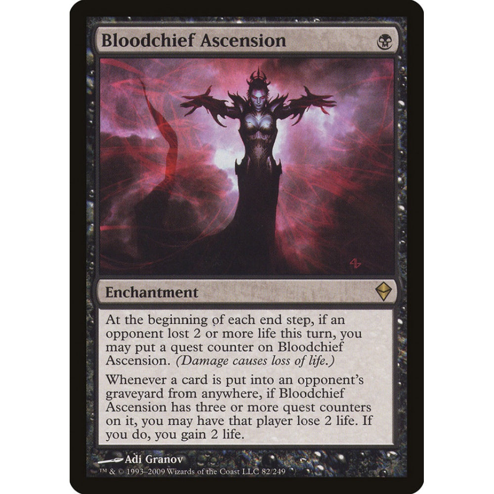 Bloodchief Ascension rare 82 Magic the Gathering Zendikar