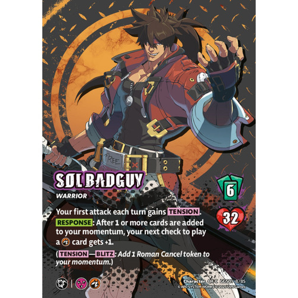 Sol Badguy 8/85 Universus Card Game Guilty Gear -Strive- CH Non-Foil