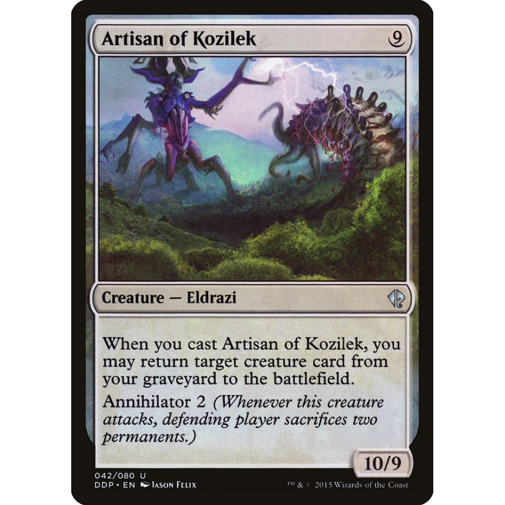 Artisan of Kozilek uncommon 42 Magic the Gathering Duel Decks: Zendikar vs. Eldrazi