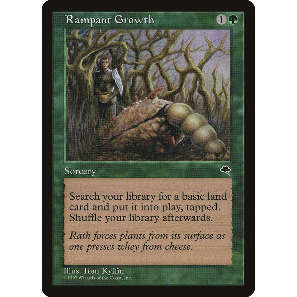 Rampant Growth common 245 Magic the Gathering Tempest