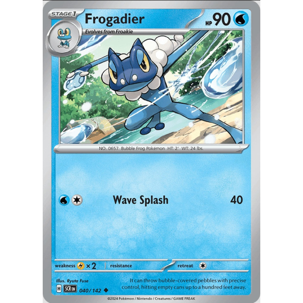 Frogadier, 040/142, Uncommon, Pokemon, Stellar Crown
