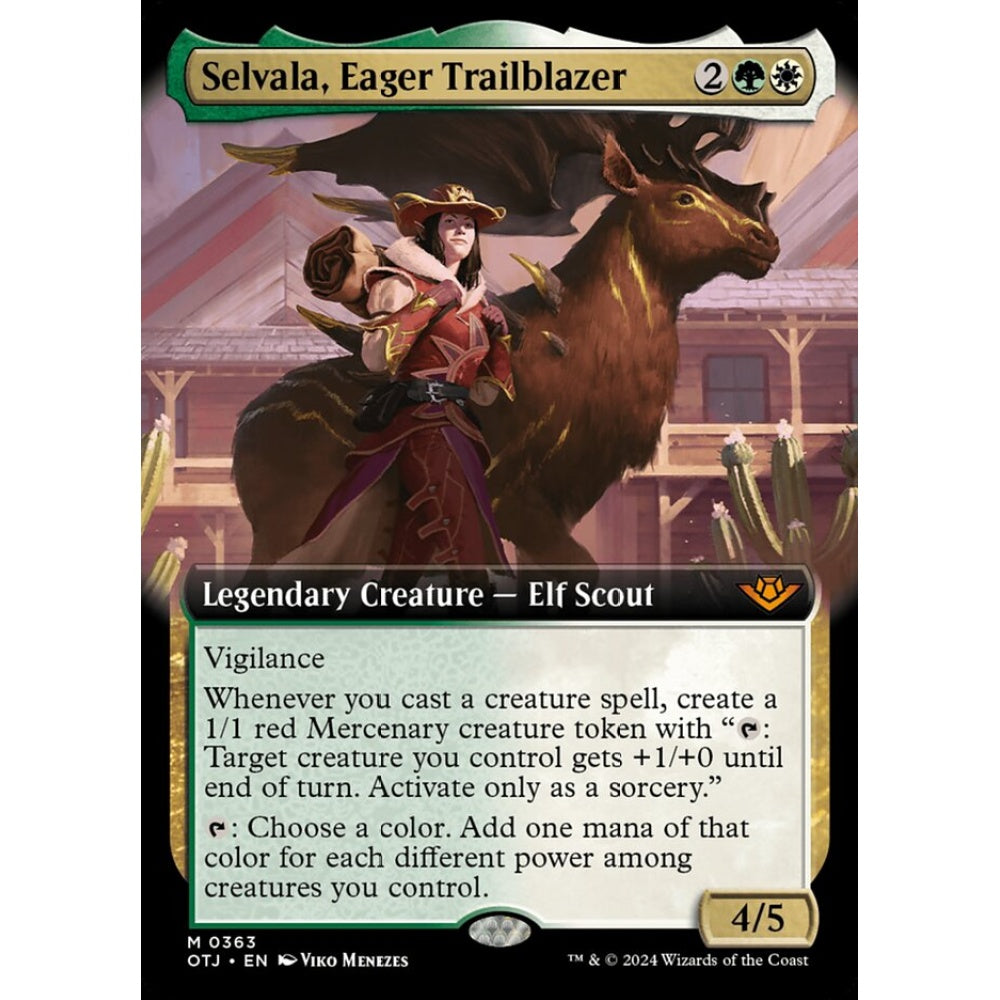Selvala, Eager Trailblazer, 363, mythic, Magic: The Gathering, Outlaws of Thunder Junction