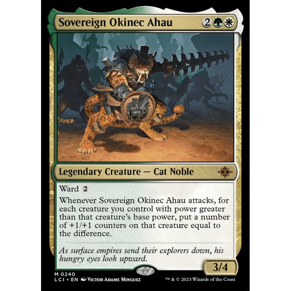 Sovereign Okinec Ahau mythic 240 Magic the Gathering The Lost Caverns of Ixalan