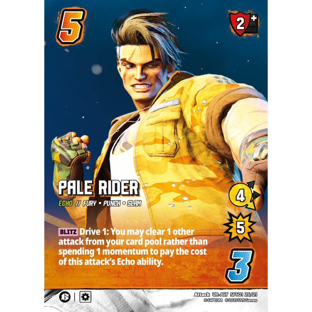 Pale Rider 8/21 SF601 Universus Street Fighter 6: Challanger Series Ryu&Luke Attack UR-ALT