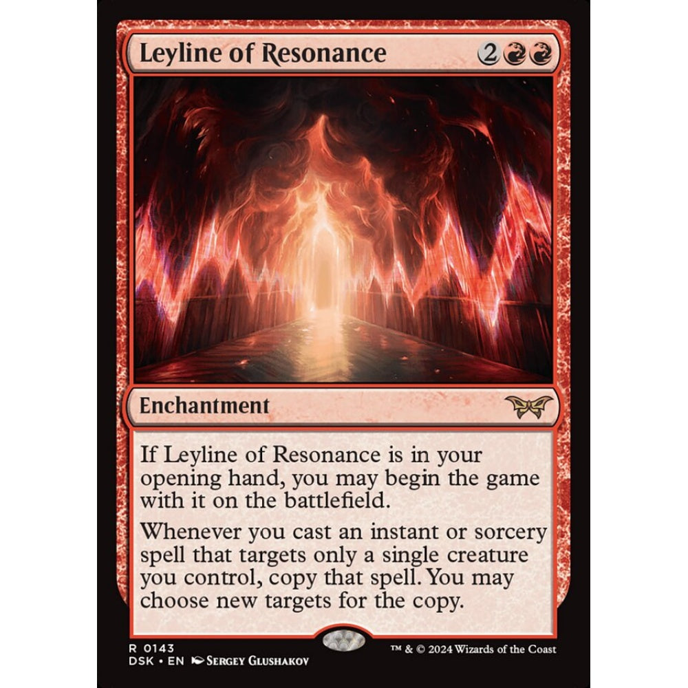 Leyline of Resonance, 143, rare, Magic: The Gathering, Duskmourn: House of Horror