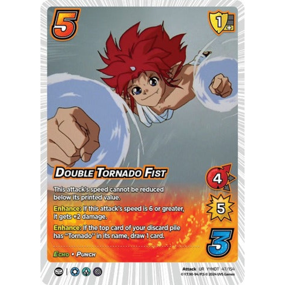 DOUBLE TORNADO FIST, 47/154, UR, UniVersus, Yu Yu Hakusho: Dark Tournament