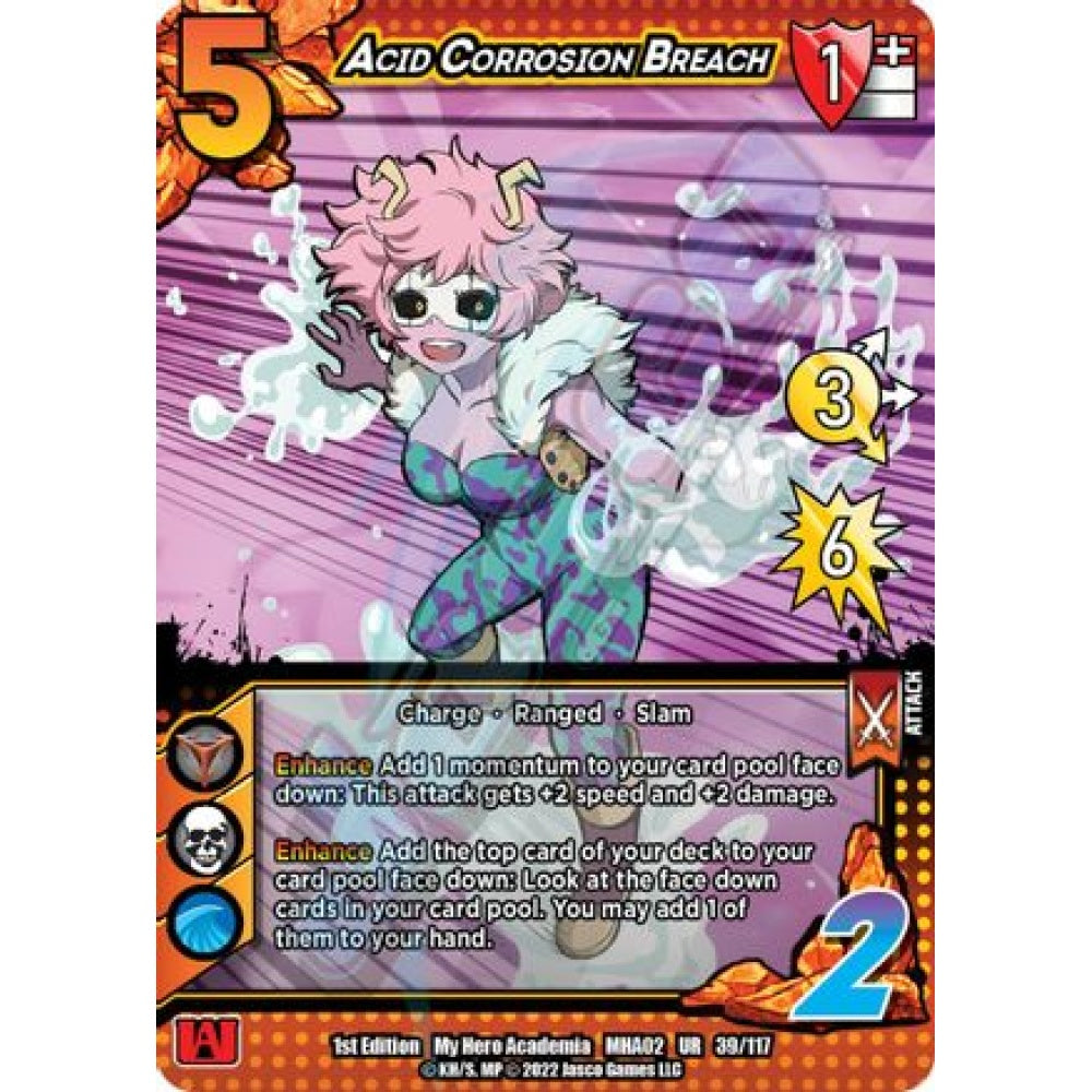 Acid Corrosion Breach, 39/117, UR, UniVersus, MHA02 Crimson Rampage