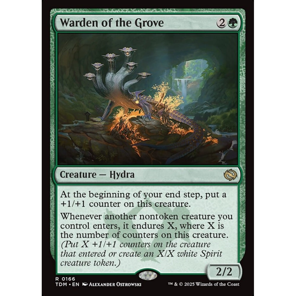 Warden of the Grove rare 166 Magic the Gathering Tarkir: Dragonstorm