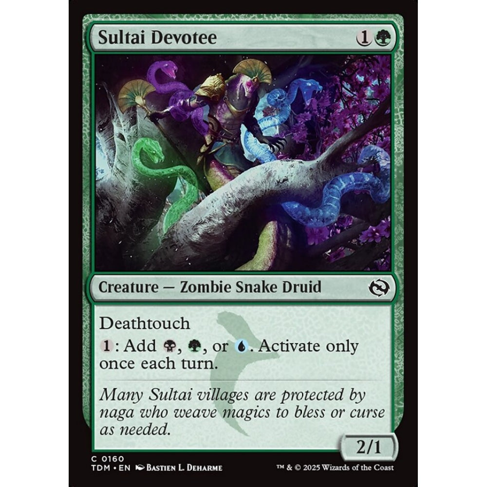 Sultai Devotee common 160 Magic the Gathering Tarkir: Dragonstorm