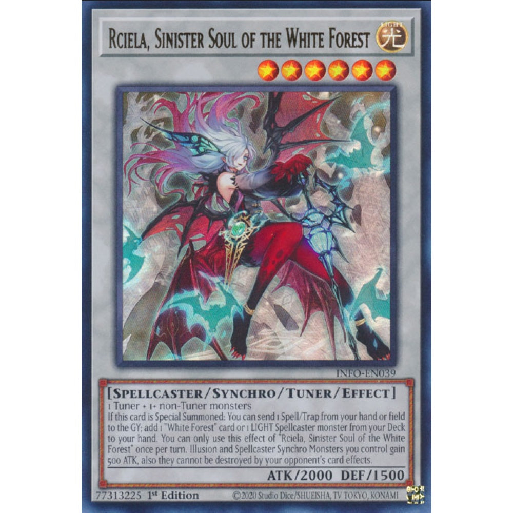 Rciela, Sinister Soul of the White Forest, INFO-EN039, Ultra Rare, Yu-Gi-Oh!, The Infinite Forbidden