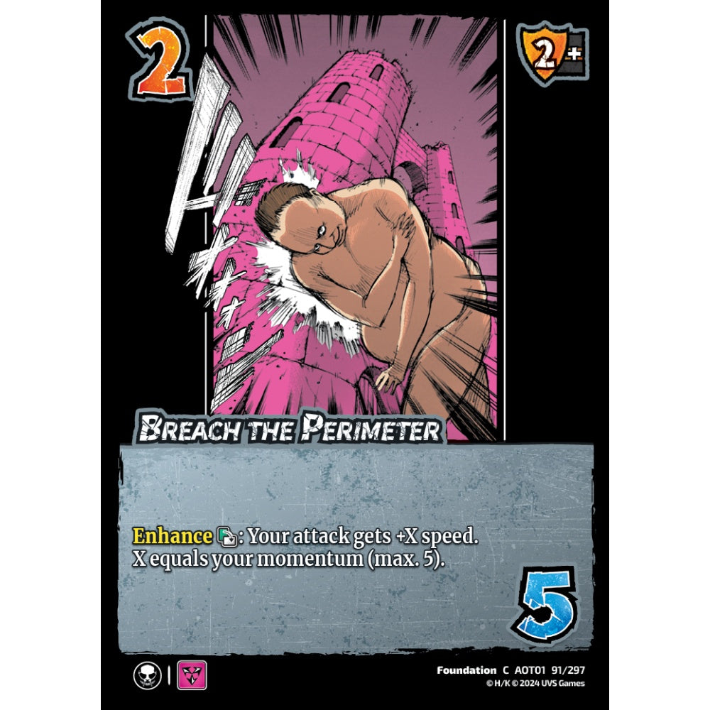 Breach the Perimeter, 91/297, C, UniVersus, Attack on Titan: Battle for Humanity