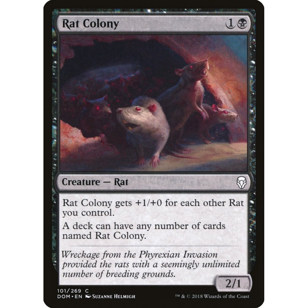 Rat Colony common 101 Magic the Gathering Dominaria