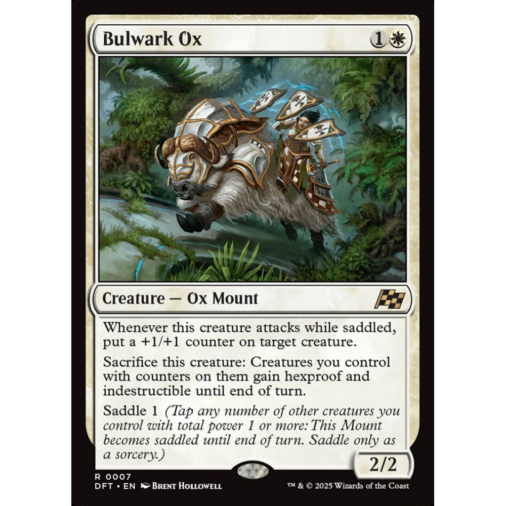 Bulwark Ox, 7, rare, Magic: The Gathering, Aetherdrift