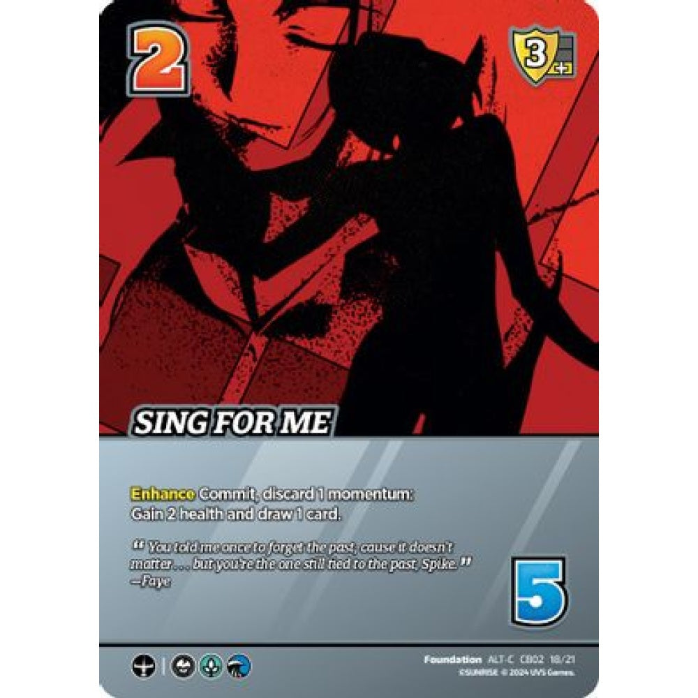 Sing For Me, 18/21, C-ALT, UniVersus, Cowboy Bebop & Trigun Stampede