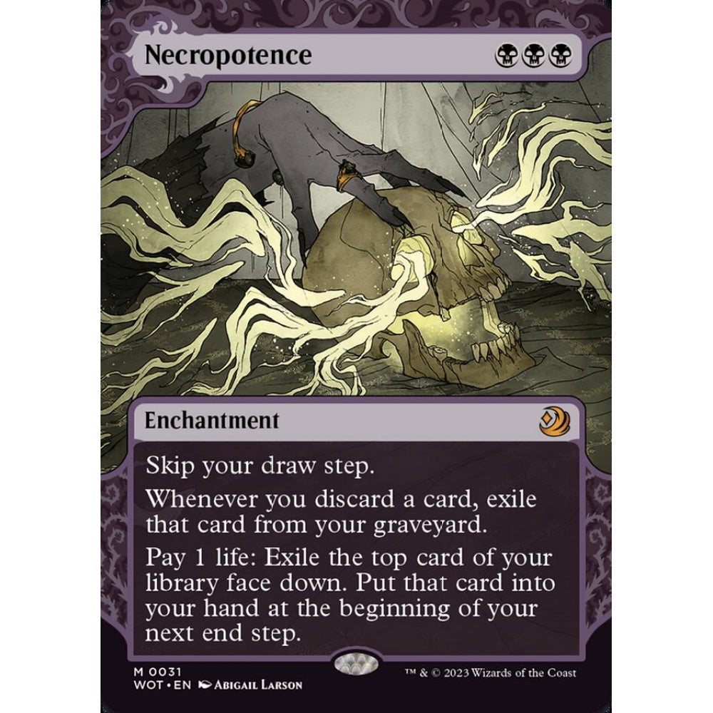 Necropotence mythic 31 Magic the Gathering Wilds of Eldraine: Enchanting Tales