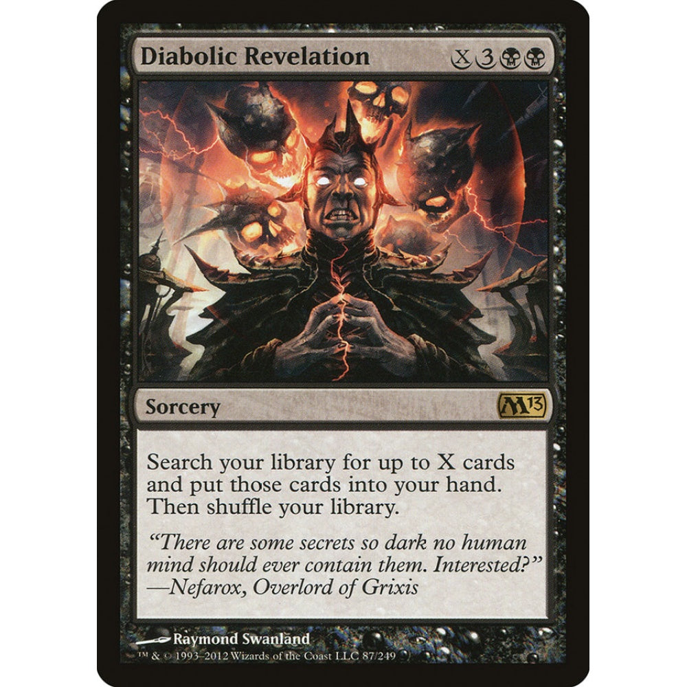 Diabolic Revelation rare 87 Magic the Gathering Magic 2013