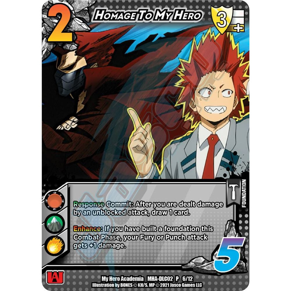 Homage To My Hero, 6/12, MHA-DLC02, Universus, MHA Promos, nan