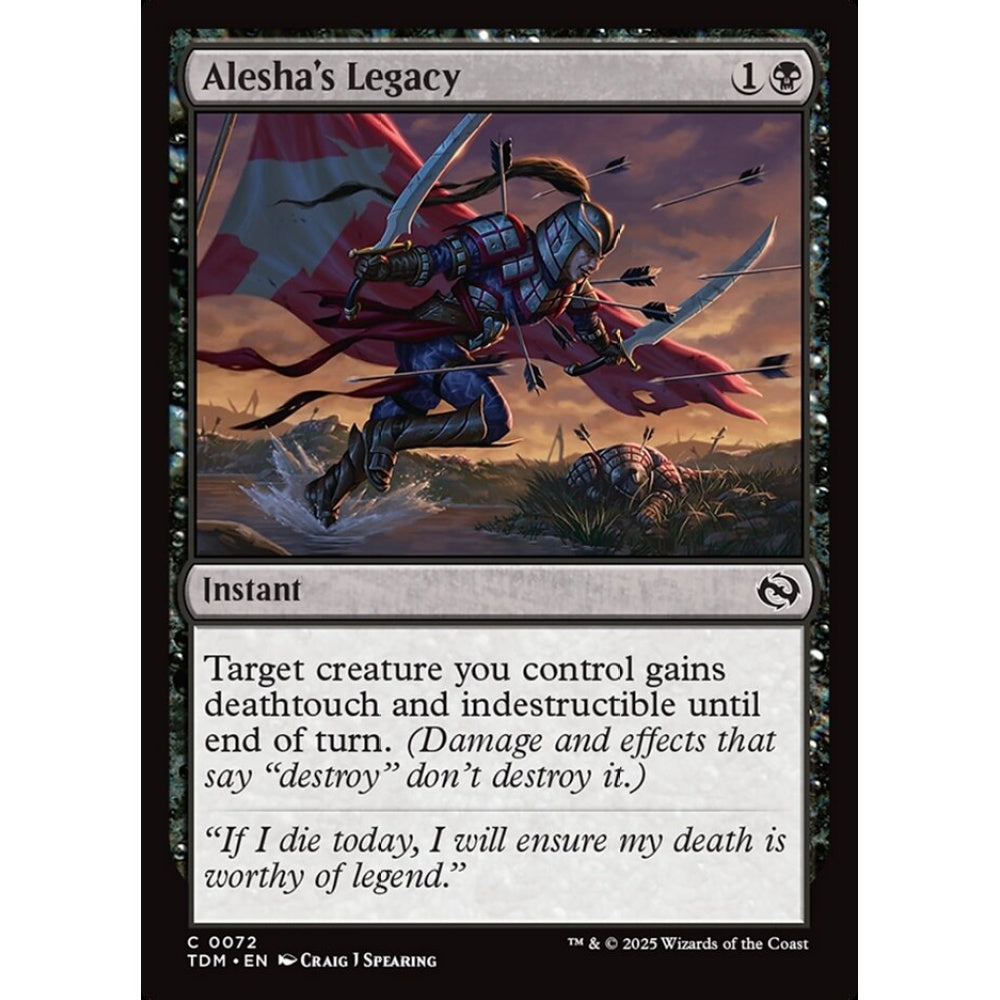 Alesha's Legacy common 72 Magic the Gathering Tarkir: Dragonstorm