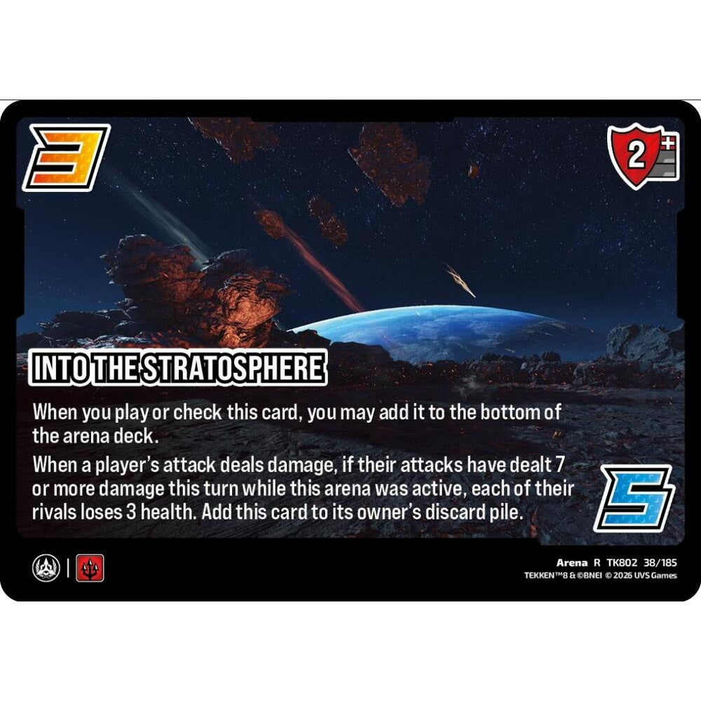 Into The Stratosphere 38/185 TK802 Universus Tekken 8 Arena R