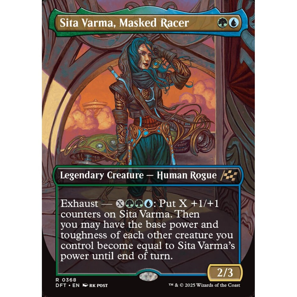 Sita Varma, Masked Racer, 368, rare, Magic: The Gathering, Aetherdrift