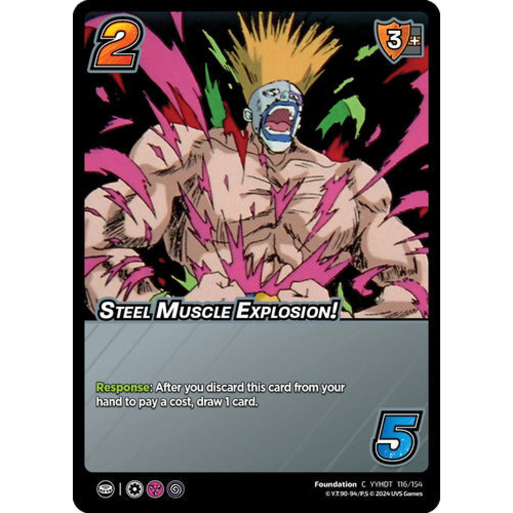 Steel Muscle Explosion!, 116/154, C, UniVersus, Yu Yu Hakusho: Dark Tournament