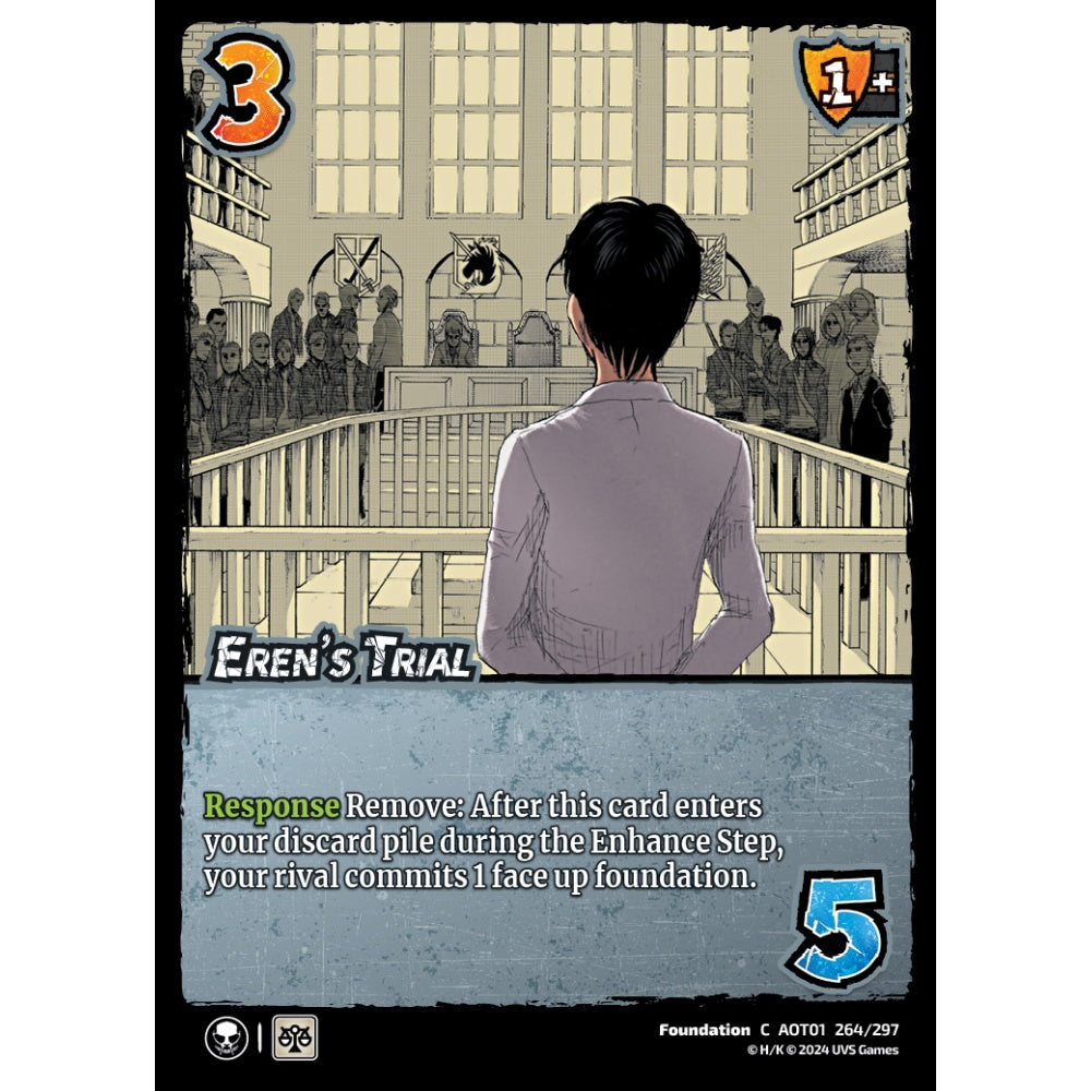 Eren's Trial, 264/297, C, UniVersus, Attack on Titan: Battle for Humanity