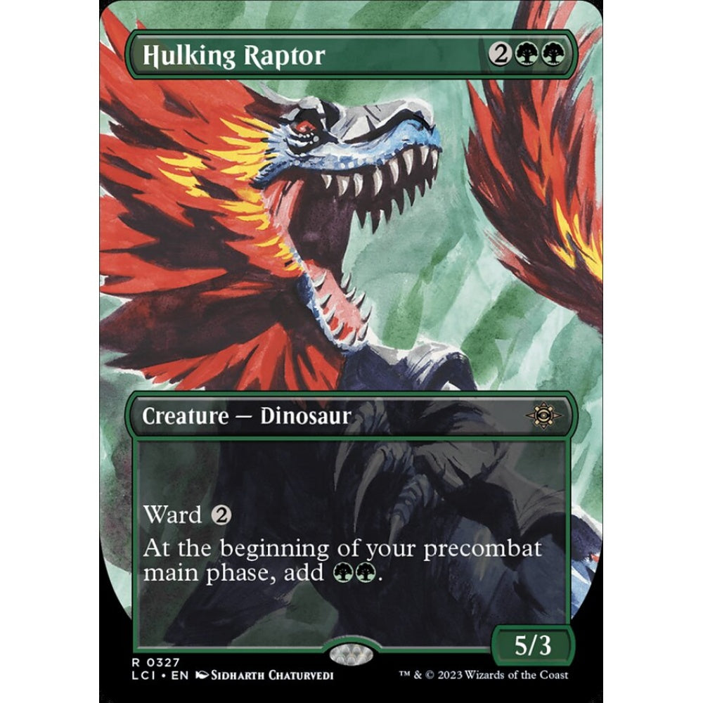 Hulking Raptor rare 327 Magic the Gathering The Lost Caverns of Ixalan