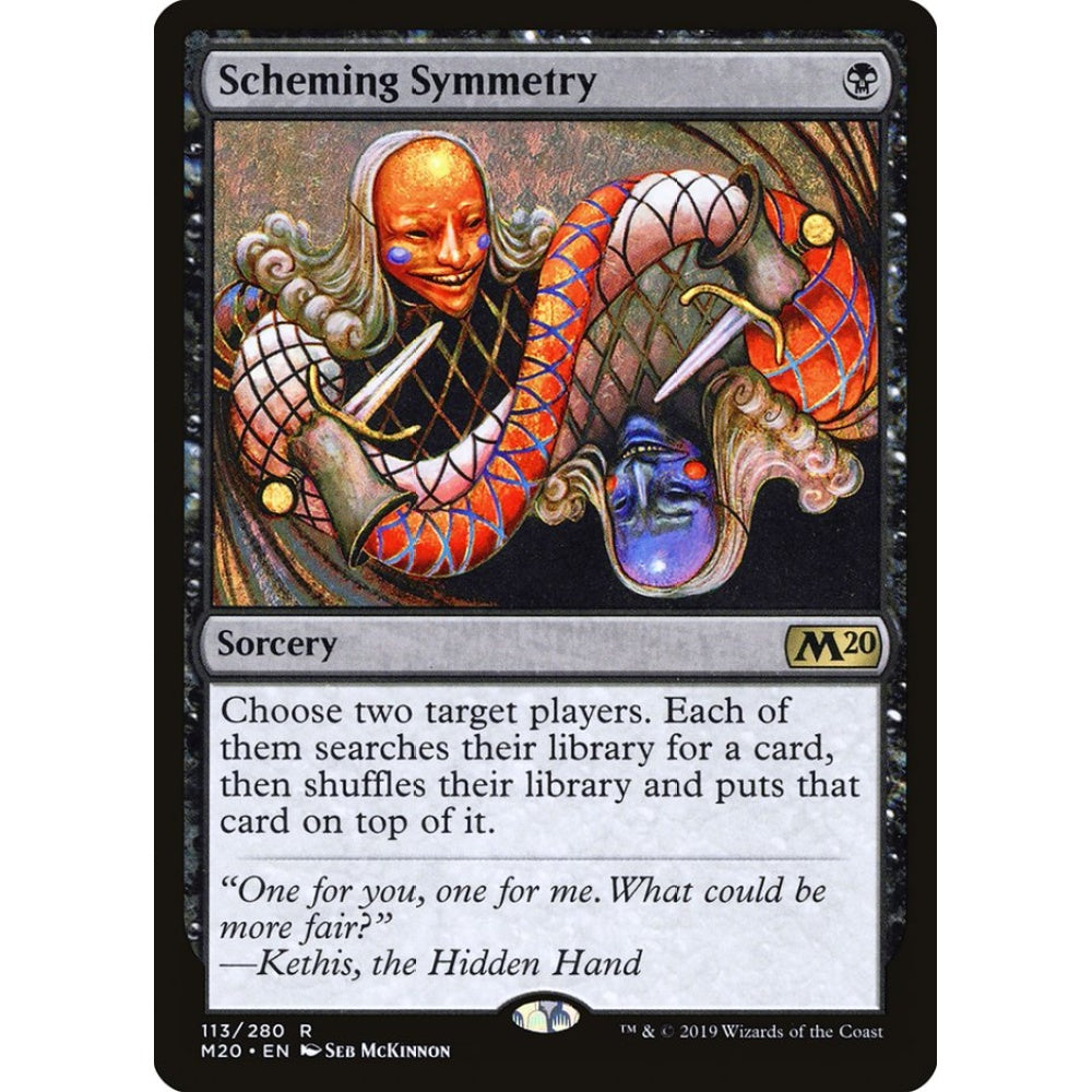 Scheming Symmetry rare 113 Magic the Gathering Core Set 2020