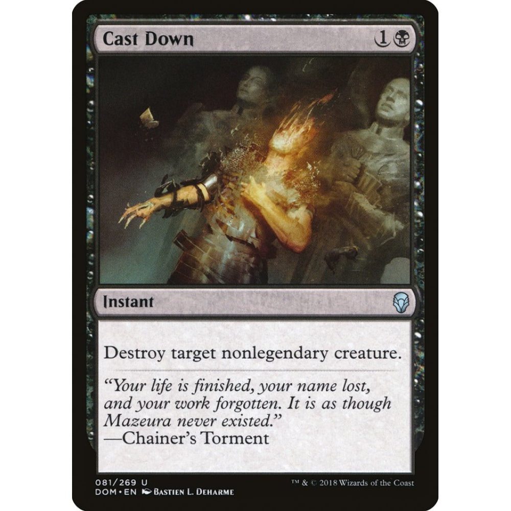 Cast Down uncommon 81 Magic the Gathering Dominaria