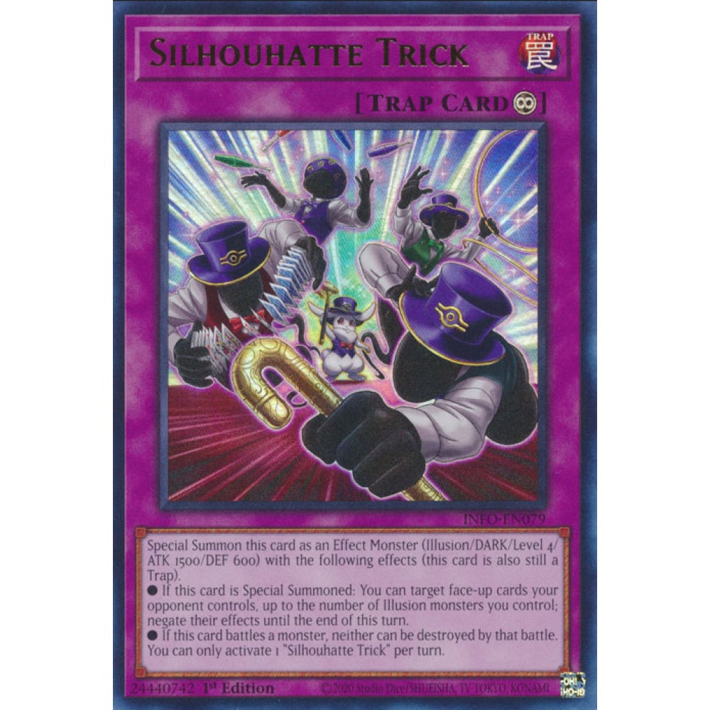 Silhouhatte Trick, INFO-EN079, Ultra Rare, Yu-Gi-Oh!, The Infinite Forbidden