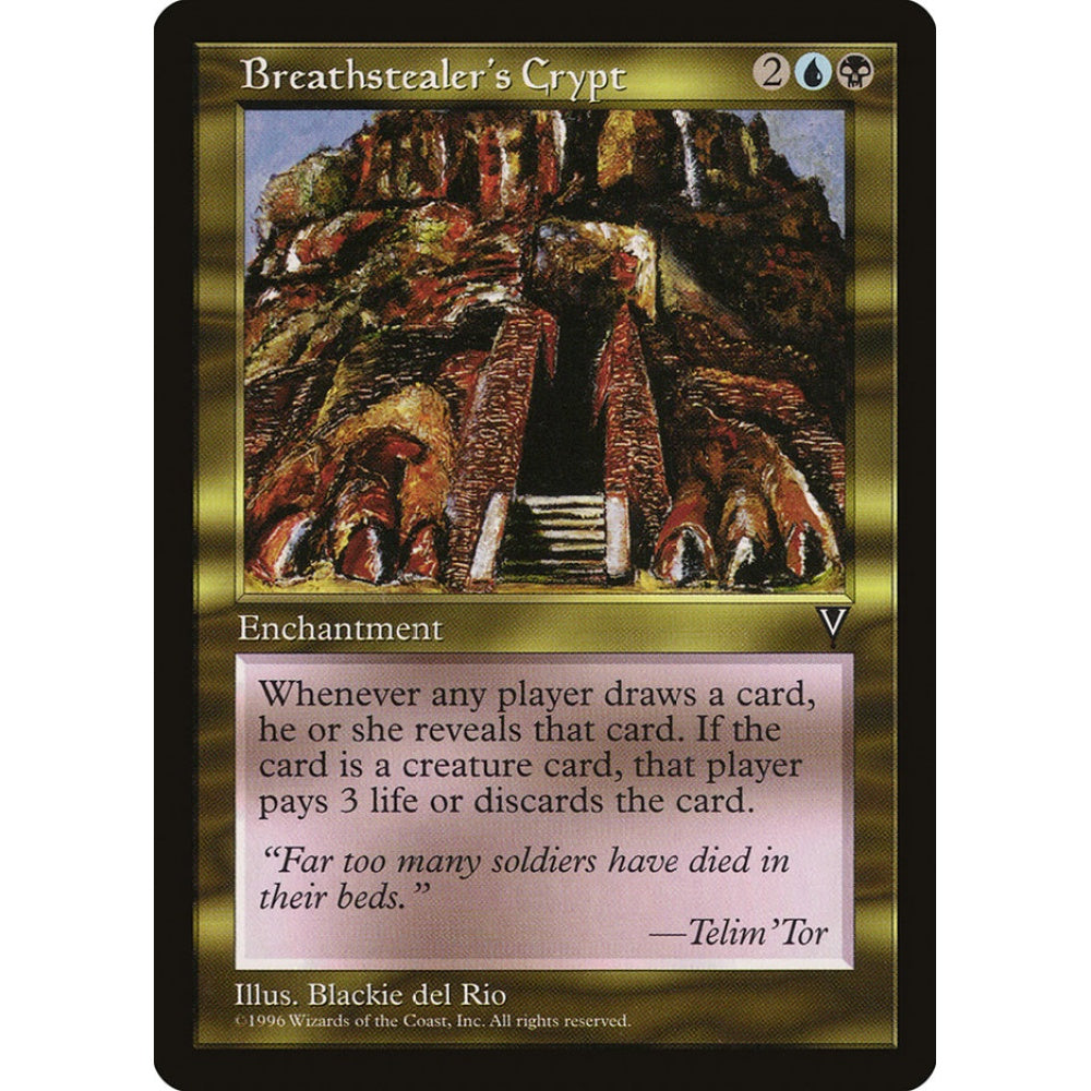 Breathstealer's Crypt rare 127 Magic the Gathering Visions