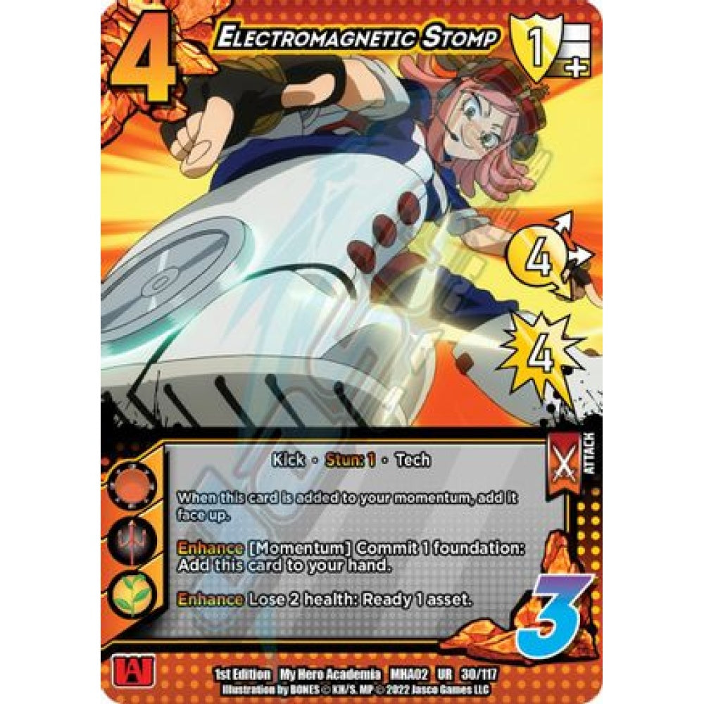 Electromagnetic Stomp, 30/117, UR, UniVersus, MHA02 Crimson Rampage