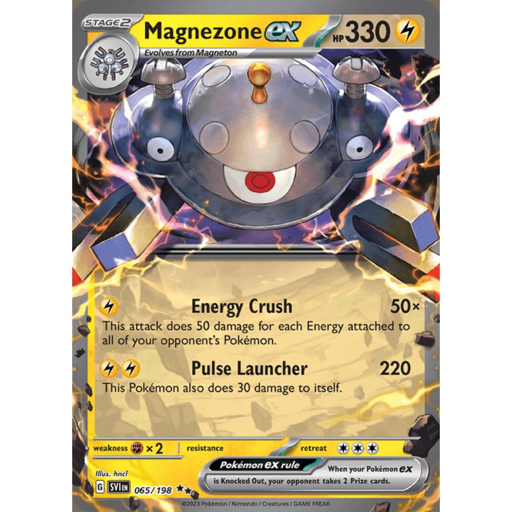 Magnezone ex Double Rare 065/198 Pokemon Card Game Scarlet & Violet