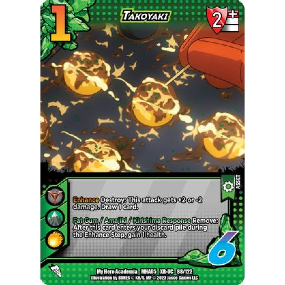 Takoyaki, 88/122, XR-UC, UniVersus, MHA05 Undaunted Raid