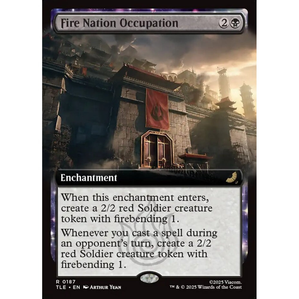 Fire Nation Occupation rare 187 Magic the Gathering Avatar: The Last Airbender Eternal