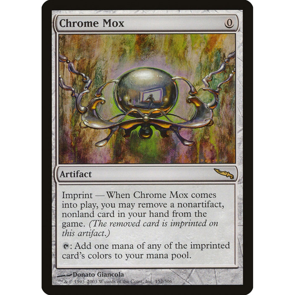 Chrome Mox rare 152 Magic the Gathering Mirrodin