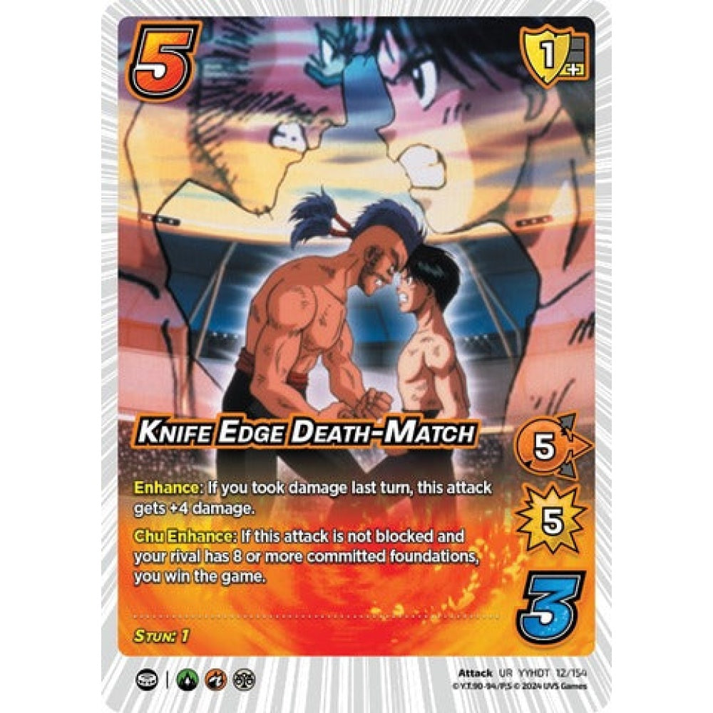 KNIFE EDGE DEATH-MATCH, 12/154, UR, UniVersus, Yu Yu Hakusho: Dark Tournament