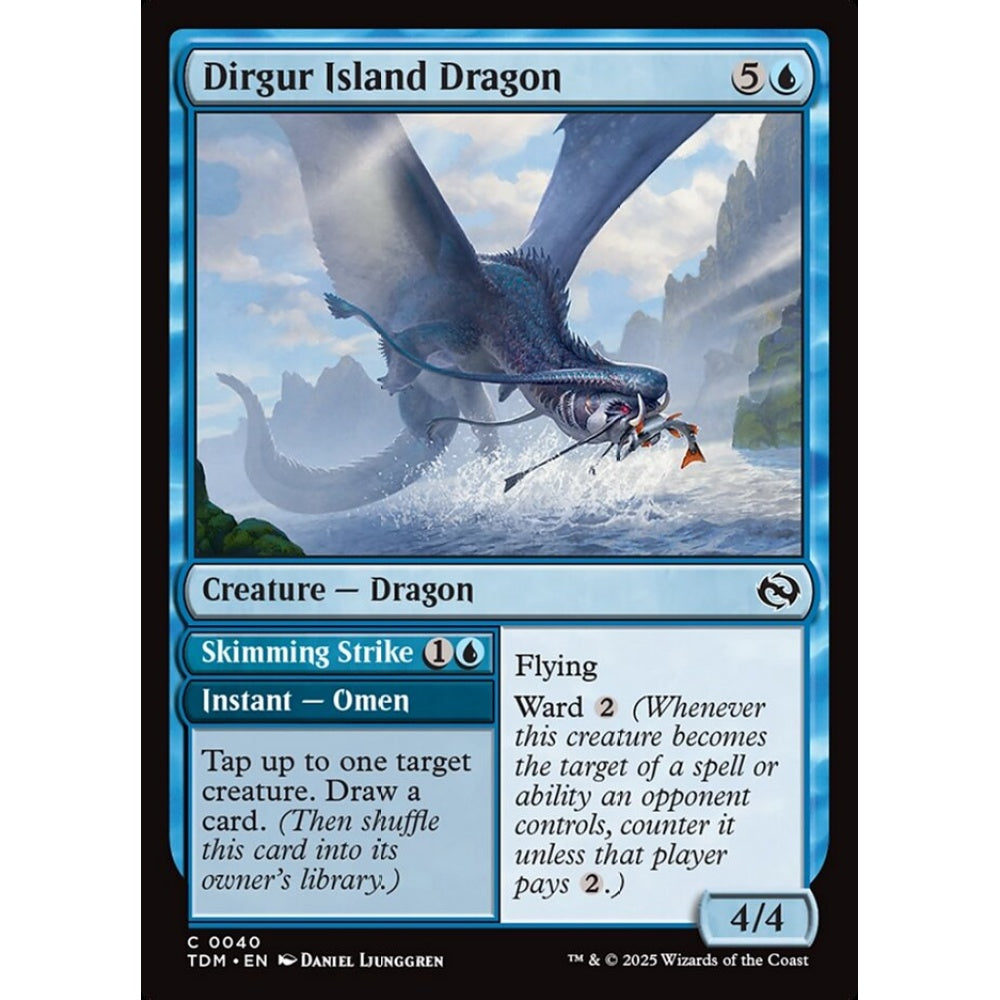 Dirgur Island Dragon // Skimming Strike common 40 Magic the Gathering Tarkir: Dragonstorm