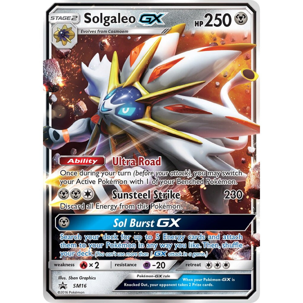Solgaleo-GX Promo SM16 Pokemon Card Game Sun & Moon Promos