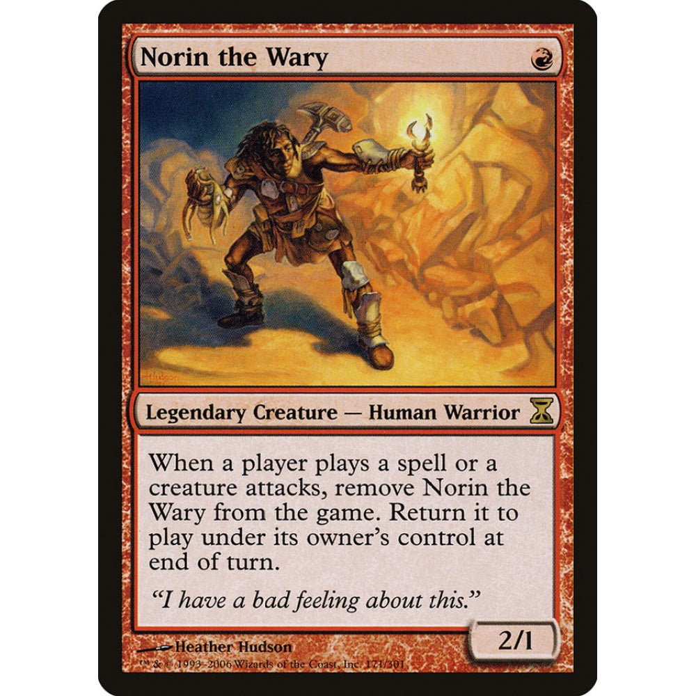 Norin the Wary rare 171 Magic the Gathering Time Spiral