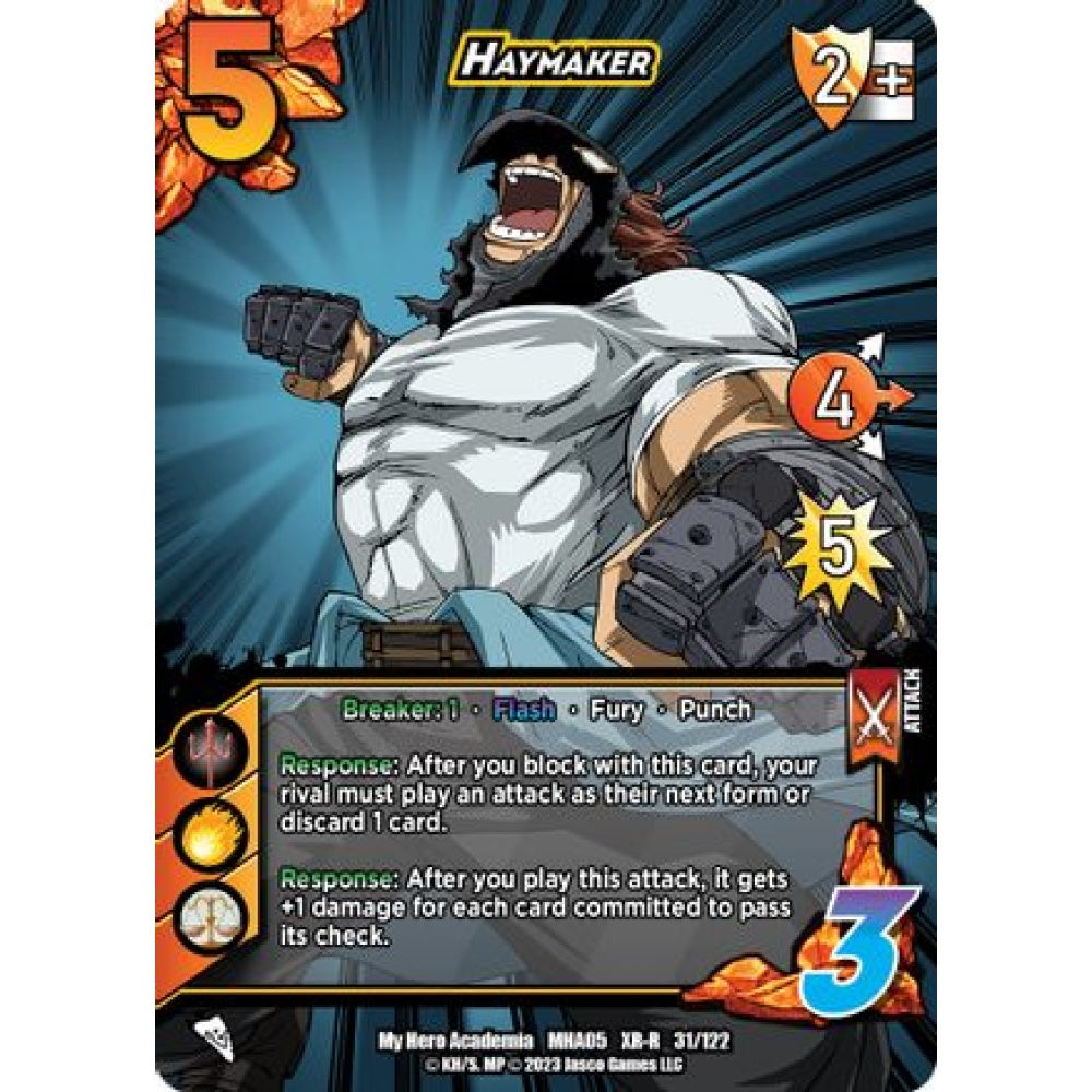 Haymaker, 31/122, XR-R, UniVersus, MHA05 Undaunted Raid