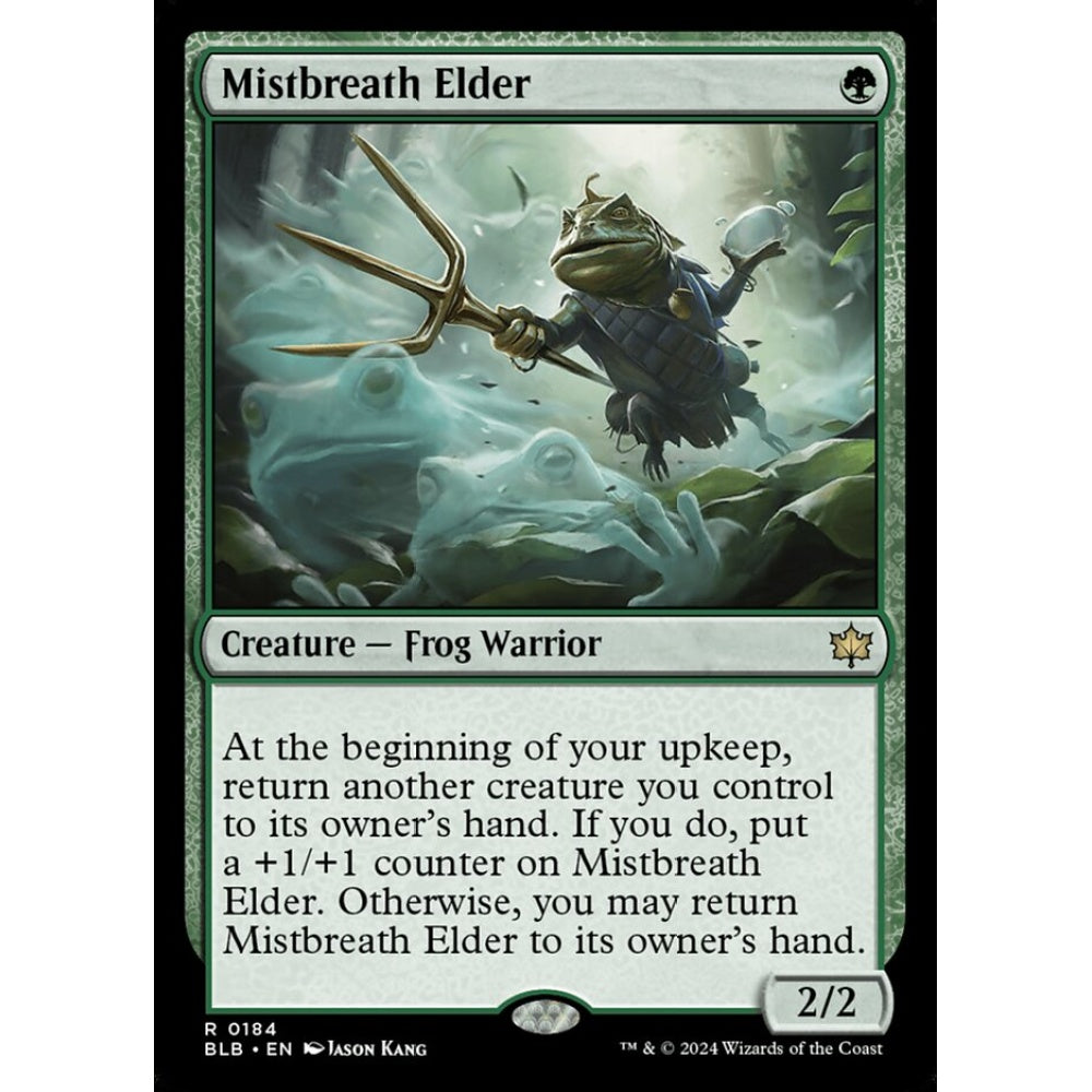 Mistbreath Elder, 184, rare, Magic: The Gathering, Bloomburrow