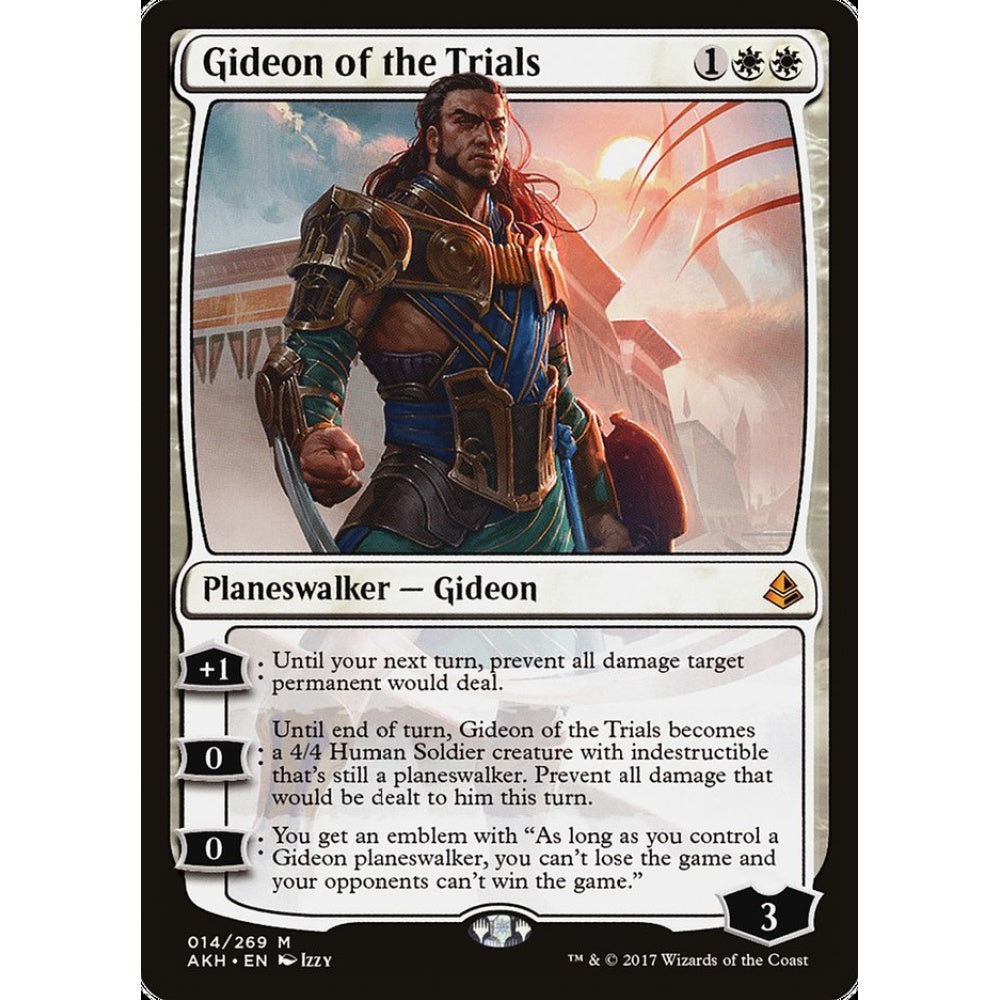 Gideon of the Trials mythic 14 Magic the Gathering Amonkhet