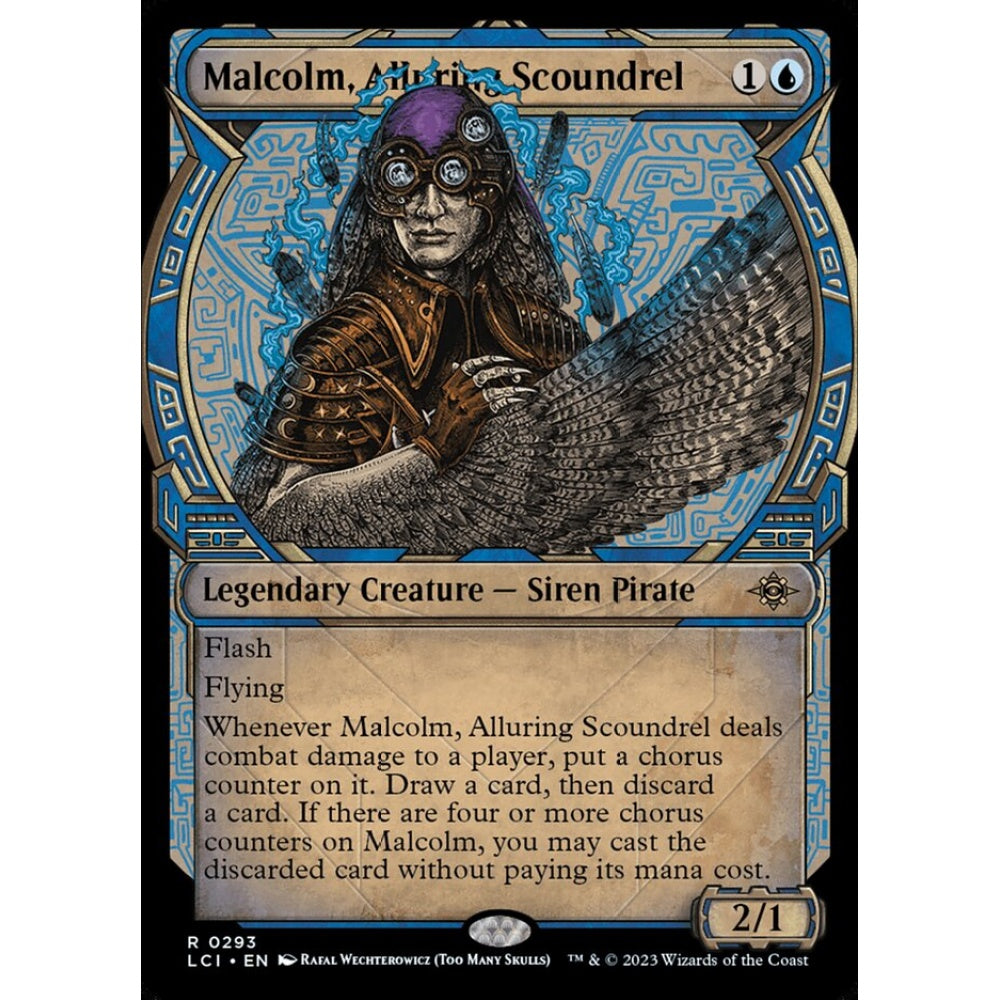 Malcolm, Alluring Scoundrel rare 293 Magic the Gathering The Lost Caverns of Ixalan