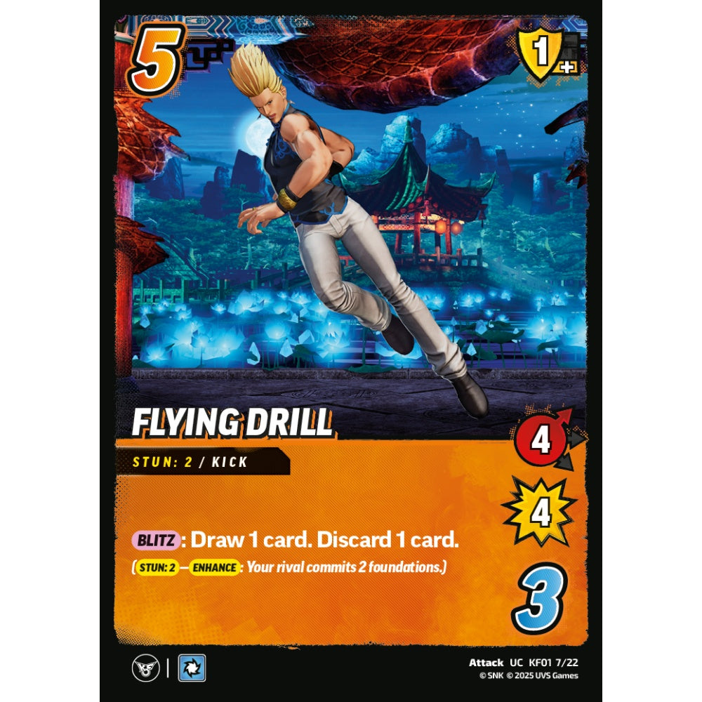 Flying Drill 7/22 KF01 Universus The King of Fighters XV: Challenger Series: Team Hero Attack UC