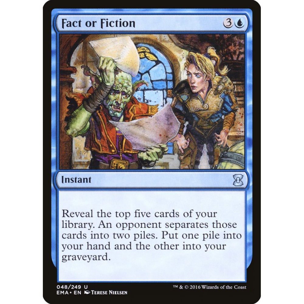 Fact or Fiction uncommon 48 Magic the Gathering Eternal Masters