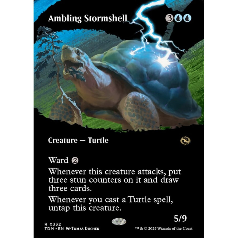 Ambling Stormshell rare 332 Magic the Gathering Tarkir: Dragonstorm